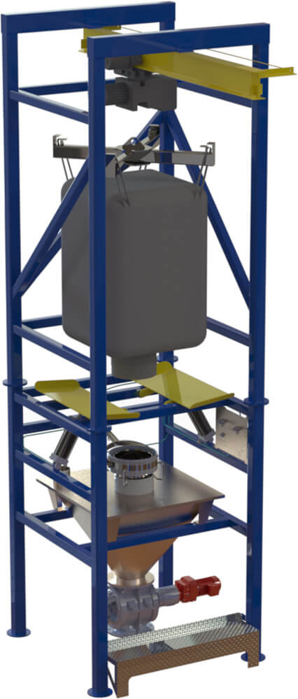 Tall Tonne Bulk Bag Holding Frame with Solid Base £259 – Metal Cages &  Pallets